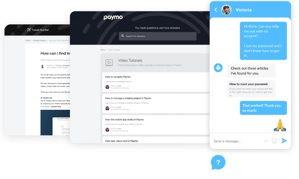 customerly intelligent live chat