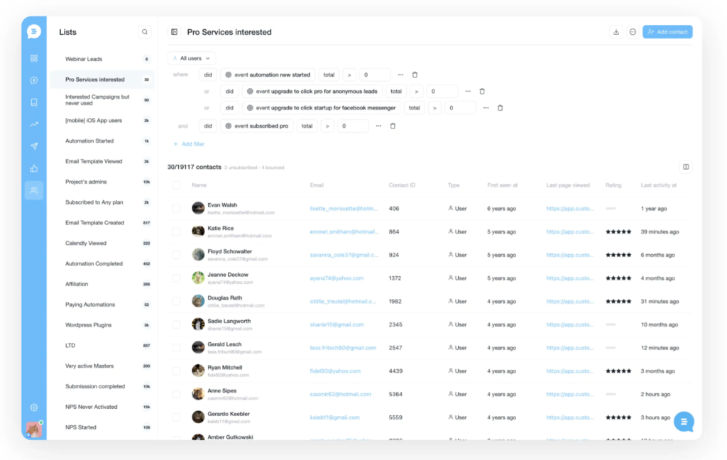 customerly segmentation
