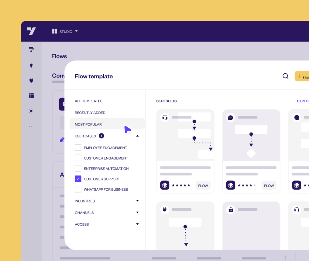 Yellow.ai' conversational AI platform