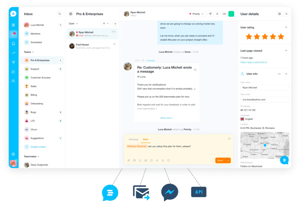 live chat interactions